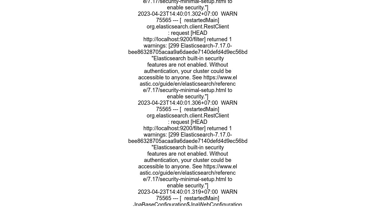 SpringBoot can't connect to ElasticSearch. It failed to instantiate SimpleElasticsearchReposito