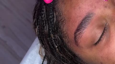 Eyebrow Waxing with Sexy Smooth Tickled Pink | @waxnglownc Professional Wax Demo