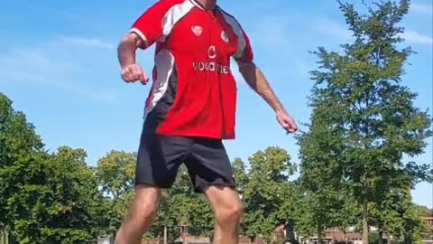 Fake Volley Back Spin Heel Kick