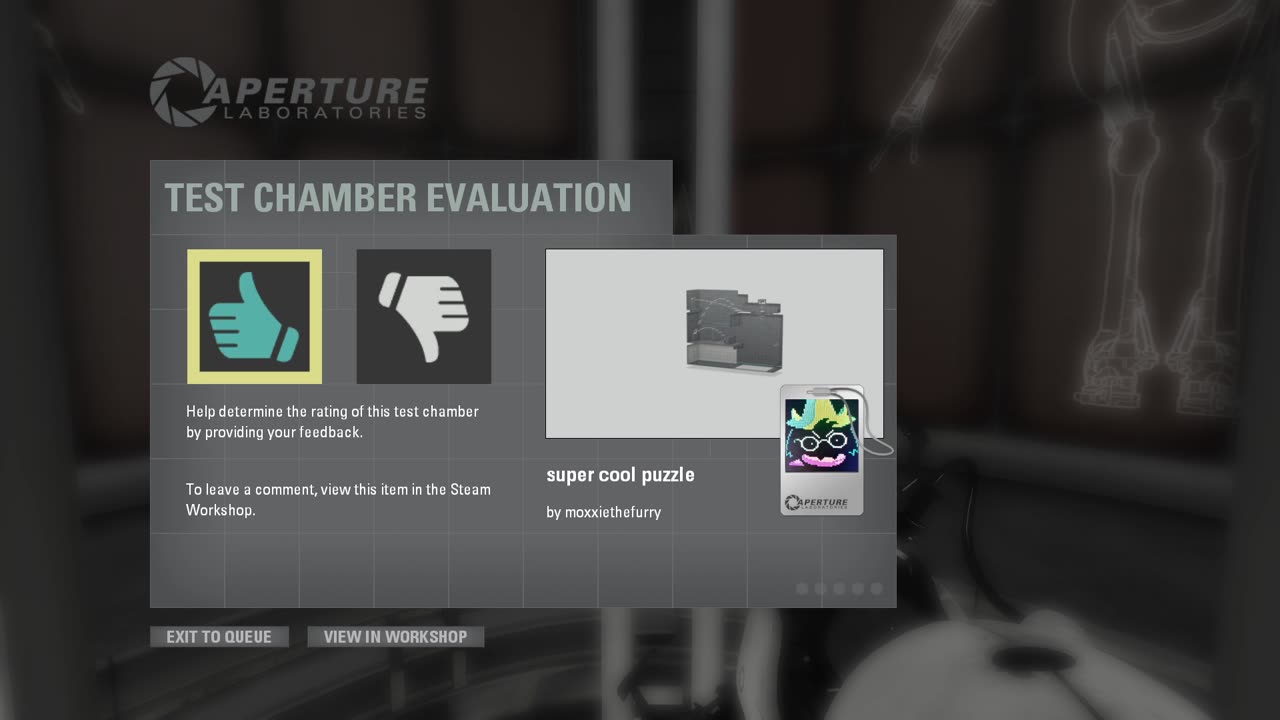 Portal 2: Community Test Chamber - super cool puzzle by moxxiethefurry