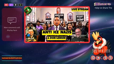 Anti Ice Nazis & Don Lemon + Spaces Call Ins Mainstream Mondays Live Stream
