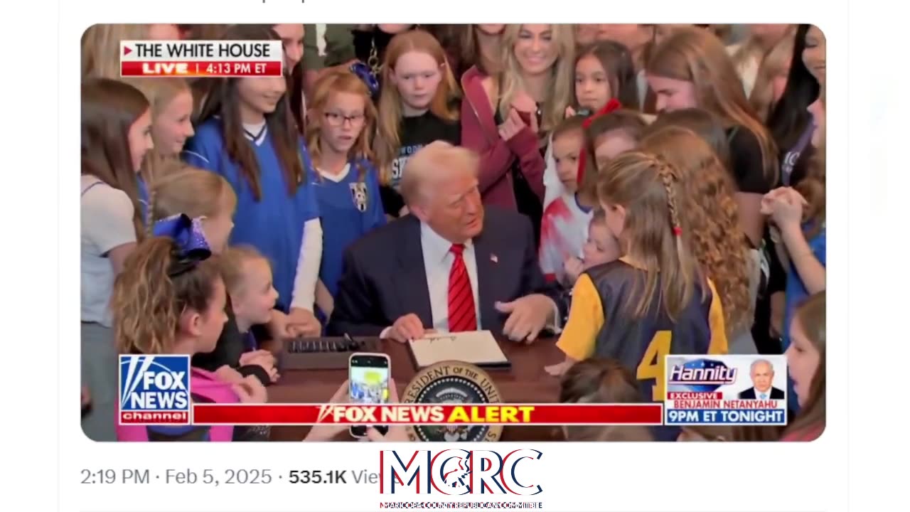 PRESIDENT TRUMP SIGNS EO PROTECTING GIRLS & WOMENS SPORTS