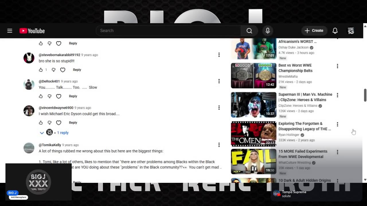 Why YOUTBE prevented BIGJXXX from......