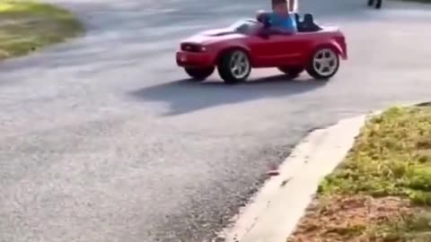 LIttle dude is a Future NASCAR driver