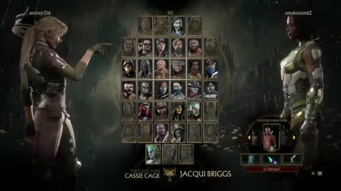 Cassie Cage Vs Jacqui briggs MK11