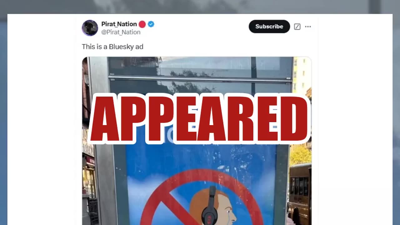 Fact Check: 'No Incels' Poster In New York City Bus Shelter Was NOT A Bluesky Ad