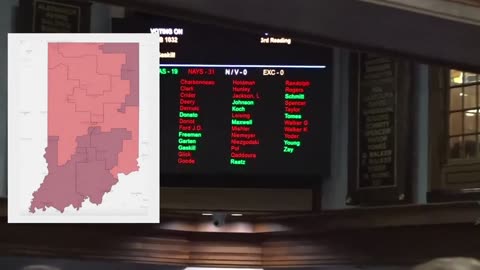 Massive Betrayal of MAGA, Indiana GOP Senators REJECT Congressional Map