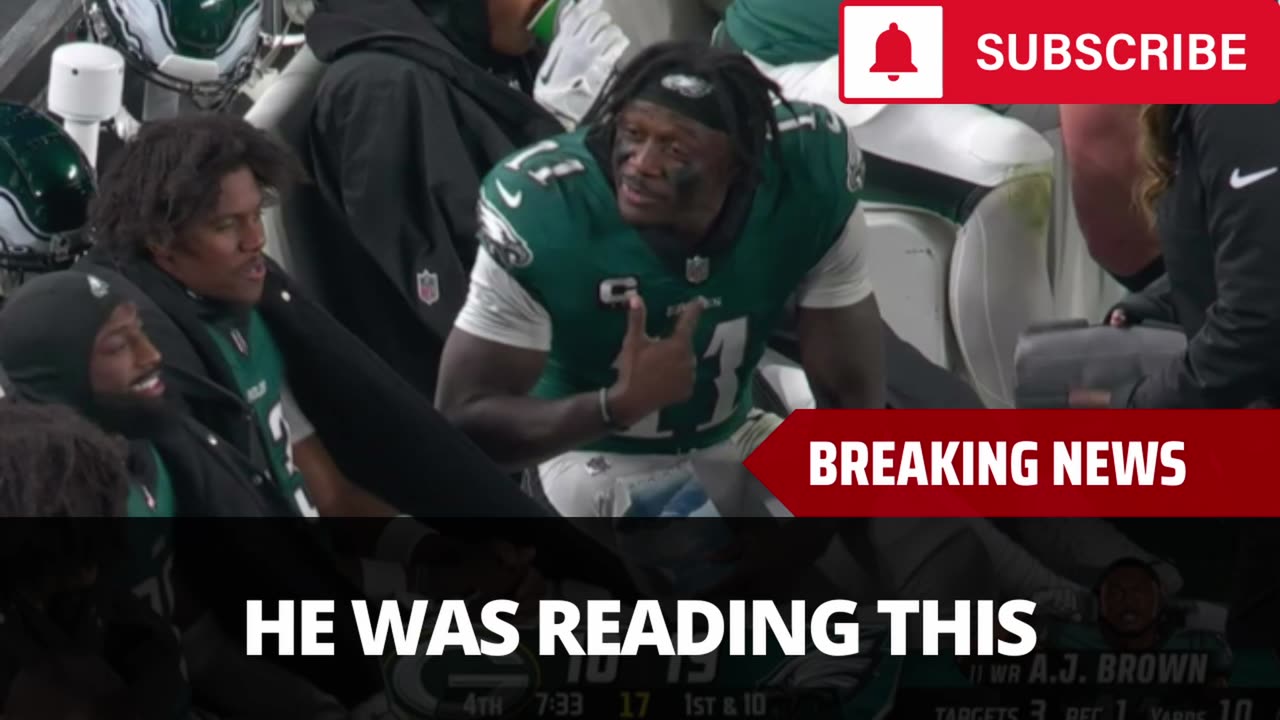 The Book AJ Brown Was Reading On The Sideline Revealed