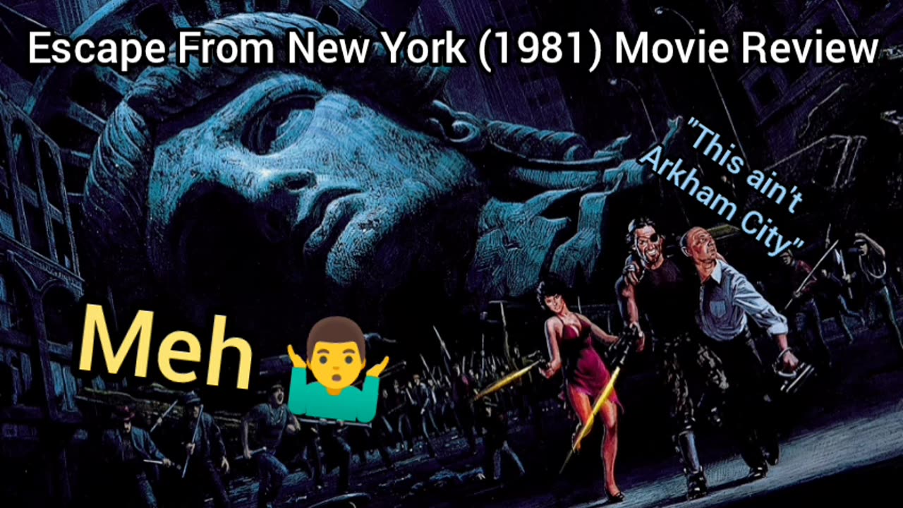 Escape From New York (1981) Movie Review - ARKHAM CITY BUT MORE GAY