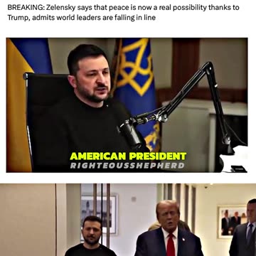 Zelensky Admits TRUMP Can STOP THE WAR