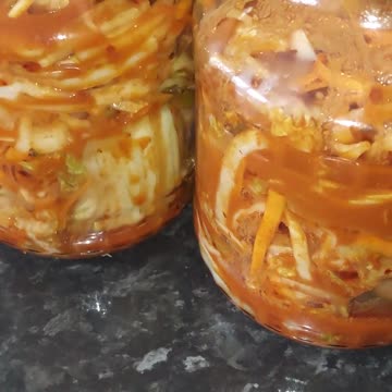 Easy Kimchi Recipe #food #cooking #shorts #recipes #kimchi