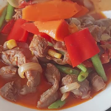 Deliciously Tender Chicken Gizzards in Tomato Sauce with Veggies 🐔 😋 Cooking Magic