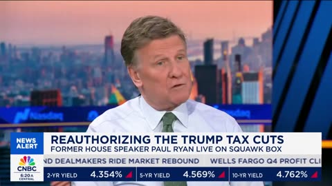 Joe Kernen Mocks Paul Ryan to His Face for Sounding ‘Like a Democrat’: