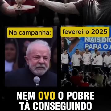 Com Lula, o Brasil só afunda! Ele prometeu picanha passada na farinha e cervejinha para todo mundo, mas o que entregou? Inflação, gasolina cara, café caro, azeite caro
