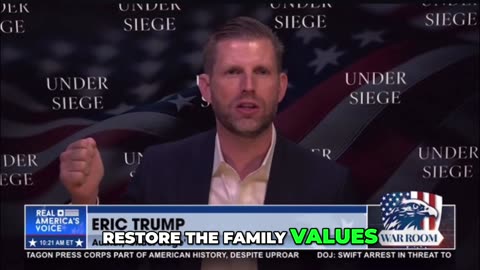 🟢 WATCH: Eric Trump Exclusive Interview -- PART 1