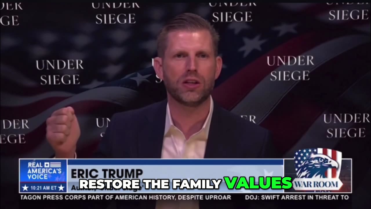 🟢 WATCH: Eric Trump Exclusive Interview -- PART 1