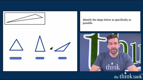 Identify the shape below! Understanding Different Types of Triangles!