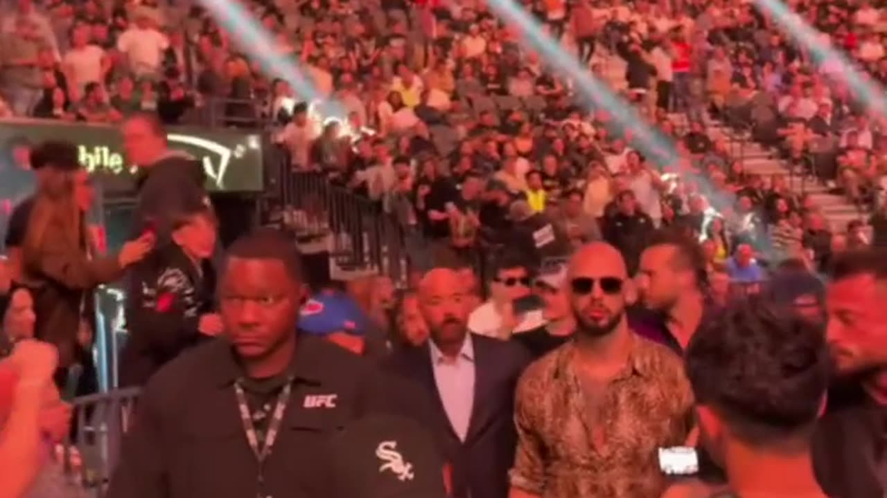 Andrew Tate and Tristan Tate Arriving at UFC 313 with The Nelk Boys