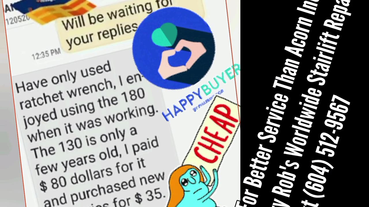 $150 buys an Acorn stairlift