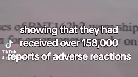 P£izer whistleblower releases internal documents showing they 158,000 adverse reaction