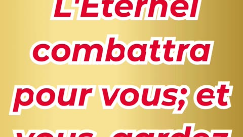 « Le Seigneur combat pour vous » Exode 14:14.#shortvideo #shorts #youtubeshorts #ytshorts #youtube