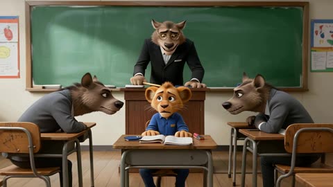 Never school your cub with your Enemies Wolves