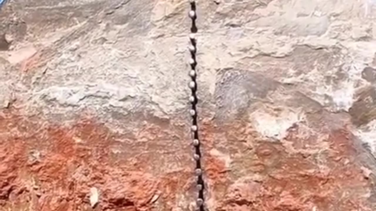 😮🔠Man Splits Rock with Only Pins and a Hammer! | FeedMyCuriosity