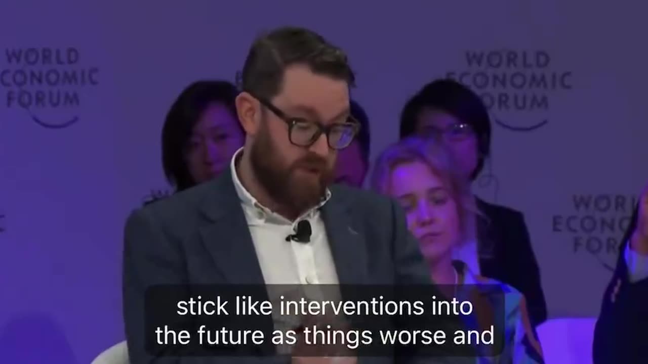 CLIMATE - The WEF audience is told that the British public will be ...