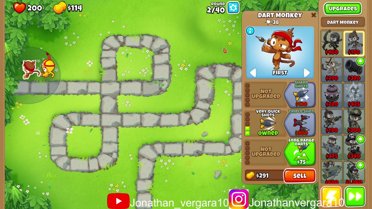 bloons tower defense gameplay