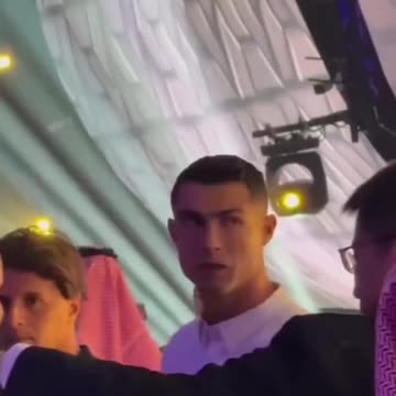 Cristiano Ronaldo arrive in style