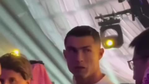 Cristiano Ronaldo arrive in style