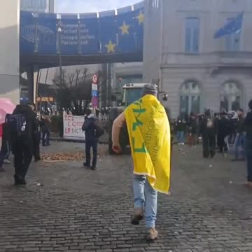 Brussels' battle. Tractors 10 meters from EU headquarters. Ursula von der Leyen and EU