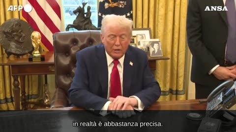 NOTIZIE DAL MONDO Per Trump Israele e' piccolo rispetto a tutto il Medioriente.Il presidente Usa sulla annessione della Cisgiordania allo Stato SIONISTA d'Israele,neanche Abramo o Re Davide si sono mai lamentati della superficie data da Dio...