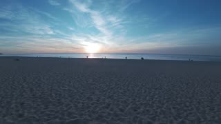 Walking to see the Sunset in Lagoa de Albufeira Beach, Portugal 22th Nov 2025