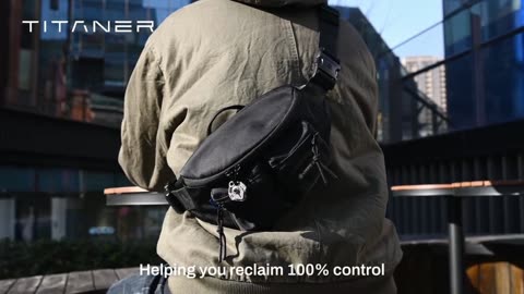 Titaner Trident World s First 3-Level Titanium Zipper Lock by Titaner-TJ