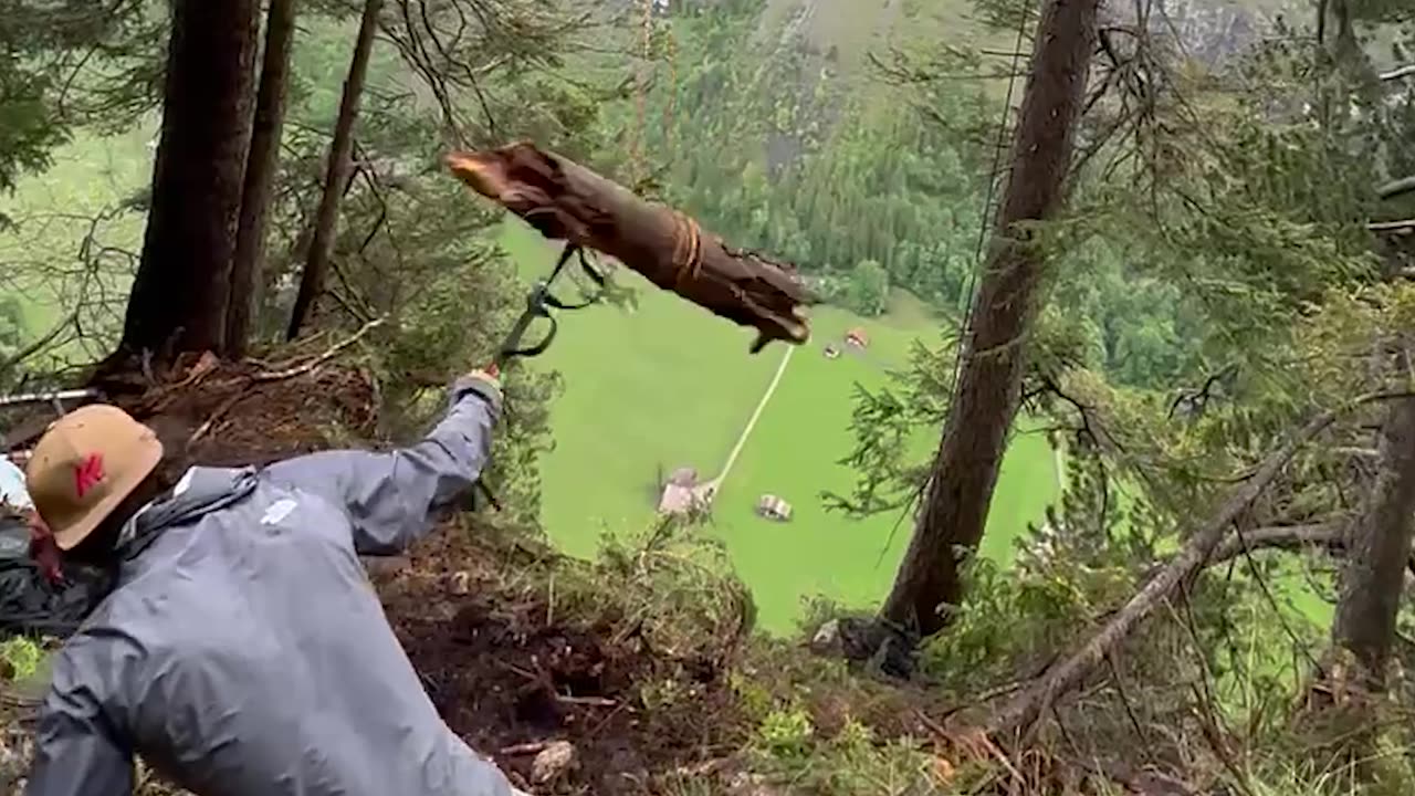 Biggest Rope Swing I ever Made !!