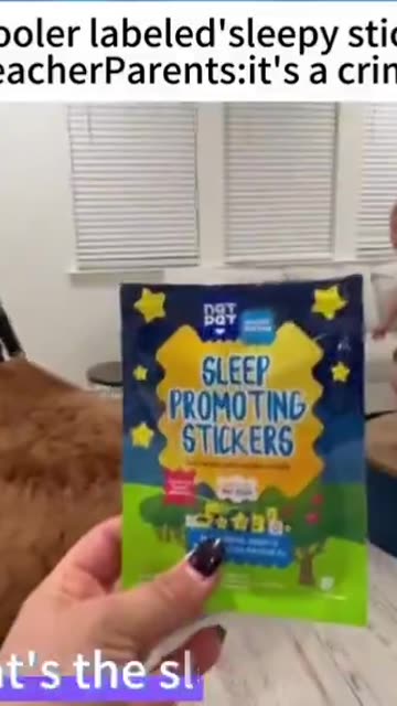 preschool in Texas got caught giving kids sleepy stickers