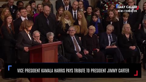 Vice President Kamala Harris Pays Tribute to President Jimmy Carter