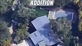 GAVIN NEWSCUM's 9.1 MILLION DOLLAR HOUSE ROOF IS BLUE