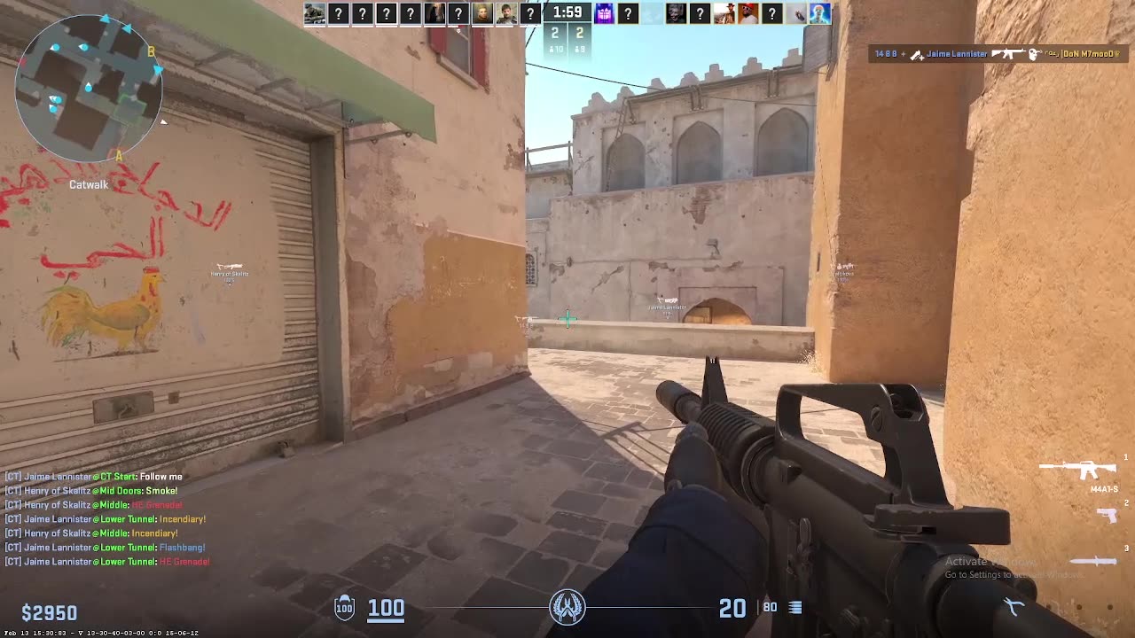 Counter Strike 2 Matchmaking Casual Dust 2 GamePlay (No Commentary)