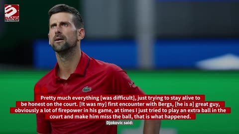 Novak Djokovic 'trying to stay alive' on court