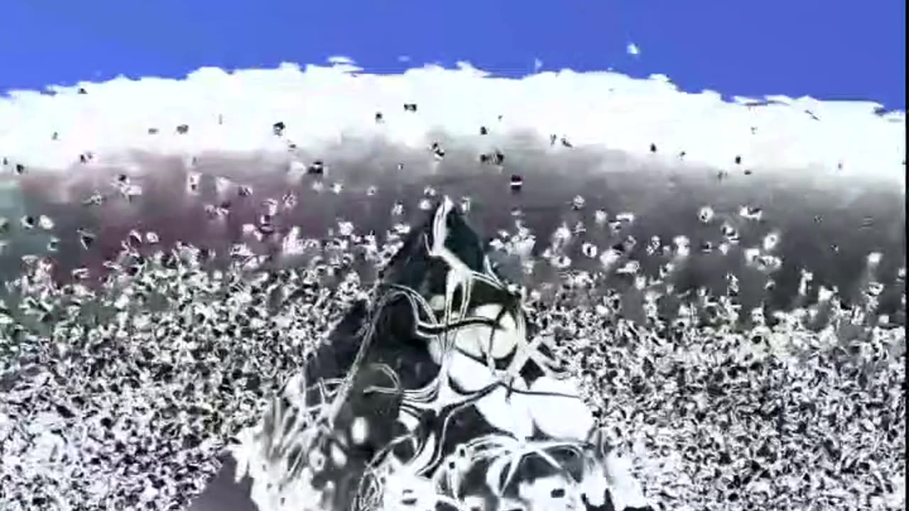 Fractured sphere turns everything colorless