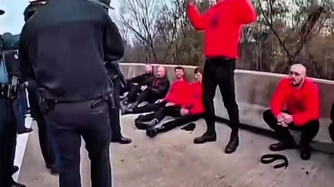 Peaceful assembly triggers left