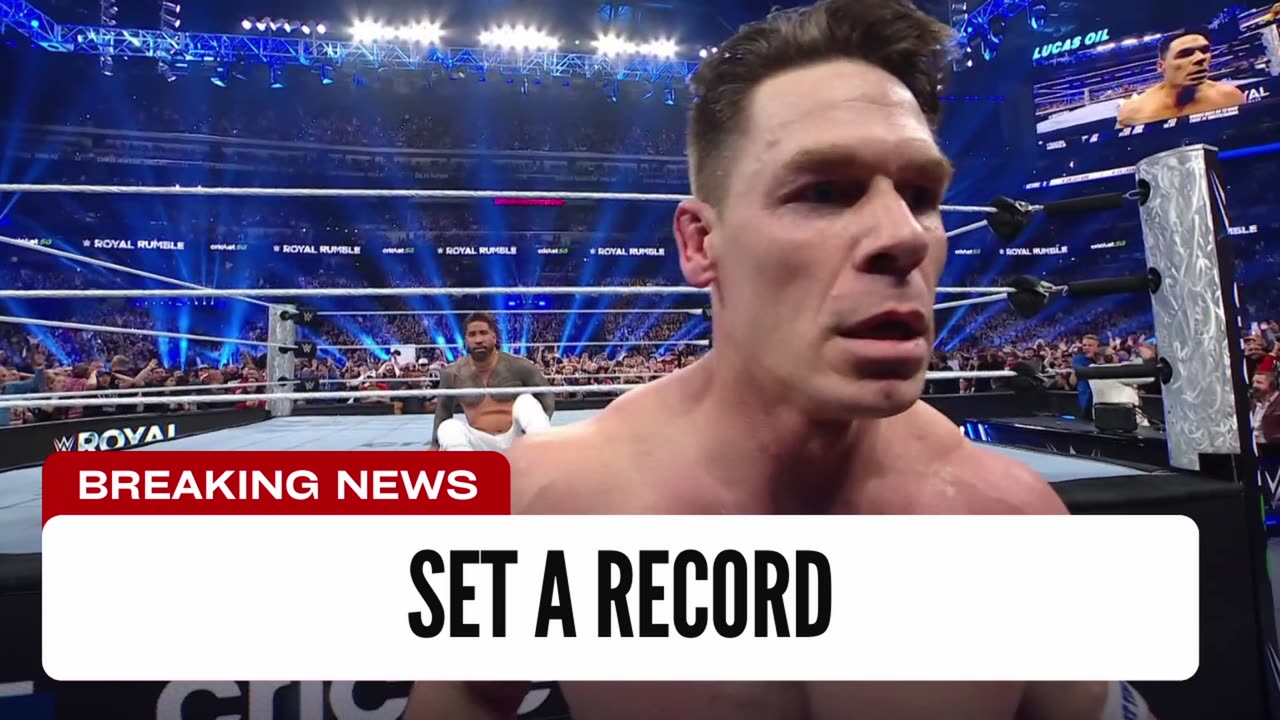 The Men's Royal Rumble Match Set A Record