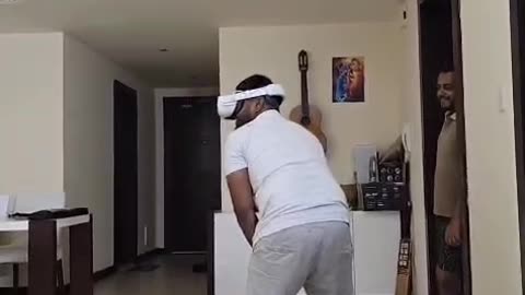 Running Between the VR Wickets