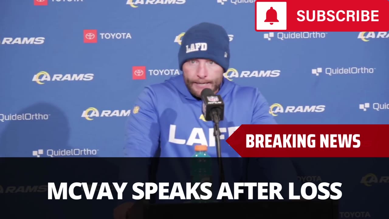 Sean McVay Speaks Out After Rams Loss