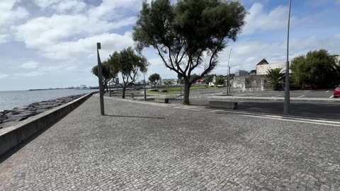 LIVE: Ponta Delgada is calm before Hurricane Gabrielle, Sao Miguel Azores Portugal - 25.09.2025
