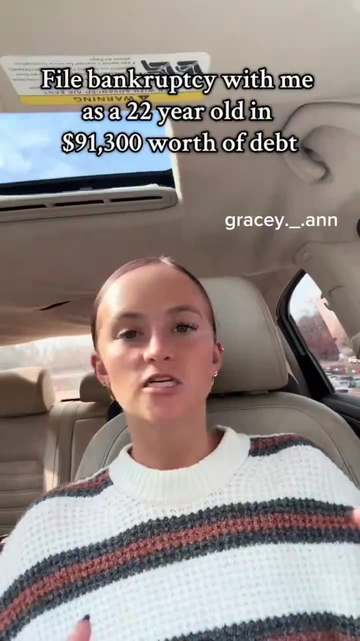 American is 22 and already has $91,300 worth of debt
