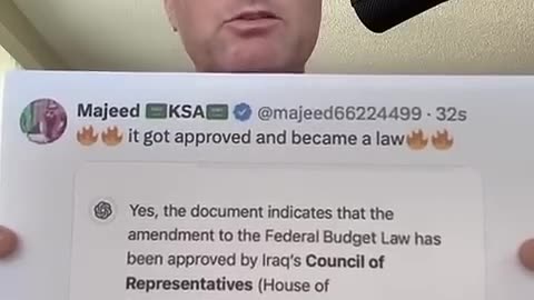 Jon Dowling Breaking News Iraq Has Officially