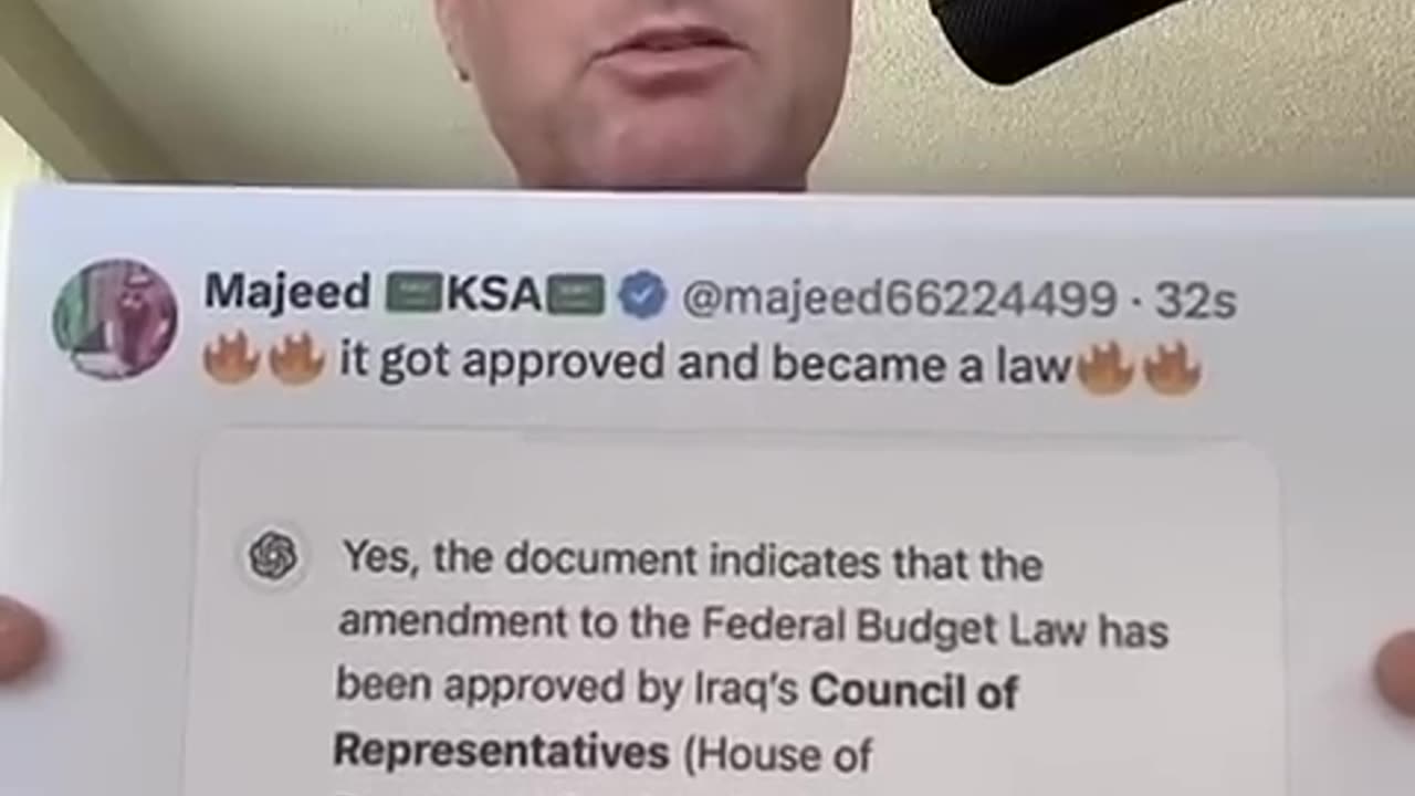 Jon Dowling Breaking News Iraq Has Officially